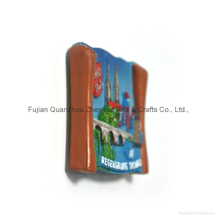 Souvenir polyresin 3D fridge magnet