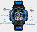 Sports Digital LED Quartz Alarm Date Wrist Watch