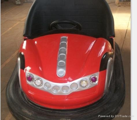amusement park manufacturer 2 seats led bulbs on steel floor bumper car 5