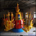 Hottest!!! reasonable price for  amusement jumping kangaroo rides 2