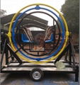 Henan weiyuan  machinery co.,ltd sell 1-6 seats human gyroscope with trailer