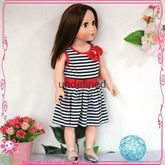 OEM vinyl doll 18 inch american girl doll factory