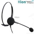 Comfortable Noise Canceling Microphone Call Center Headset with QD 3