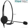 Comfortable Noise Canceling Microphone Call Center Headset with QD 5