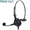 Comfortable Noise Canceling Microphone Call Center Headset with QD 2