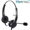 Binaural Noise Canceling Microphone Call Center Headset 2