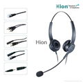 Binaural Noise Canceling Microphone Call Center Headset 4