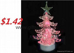 USB Christmas tree with 7 Colors promotional gift