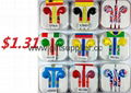  3.5MM Mobile Phone Stereo Colorful World Cup Earphone 1