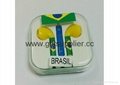  3.5MM Mobile Phone Stereo Colorful World Cup Earphone 2