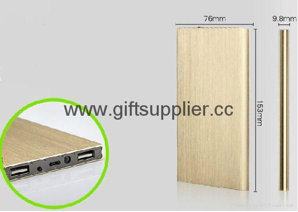 12000mAh Metal Polymer Portable Power Banks 2