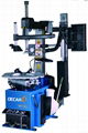 Automatic tyre changer for repairing the