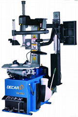 Automatic tyre changer for repairing the tires