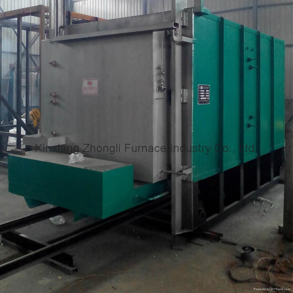 Energy-saving heat treatment  bogie-hearth resistance furnace 4