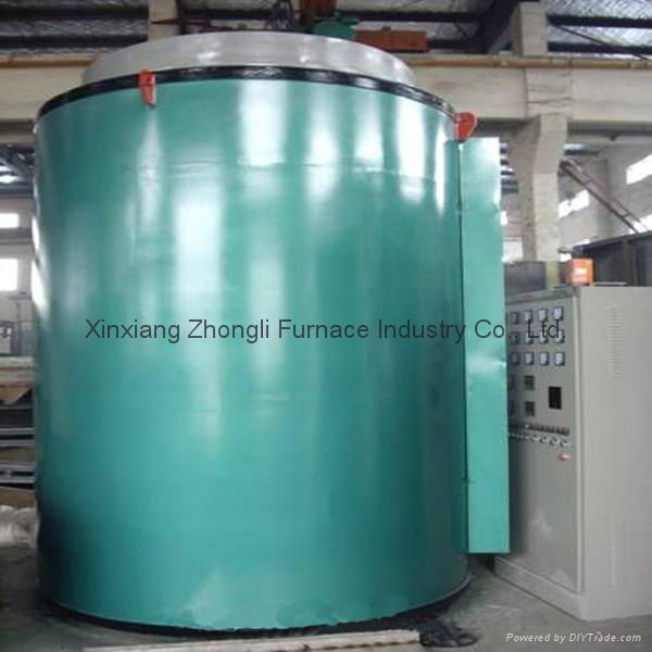 Efficient and energy saving vacuum furnace pit type furnace 3