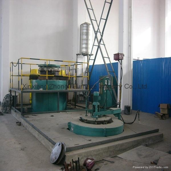 Annealing furnace pit type furnace for large scale axle