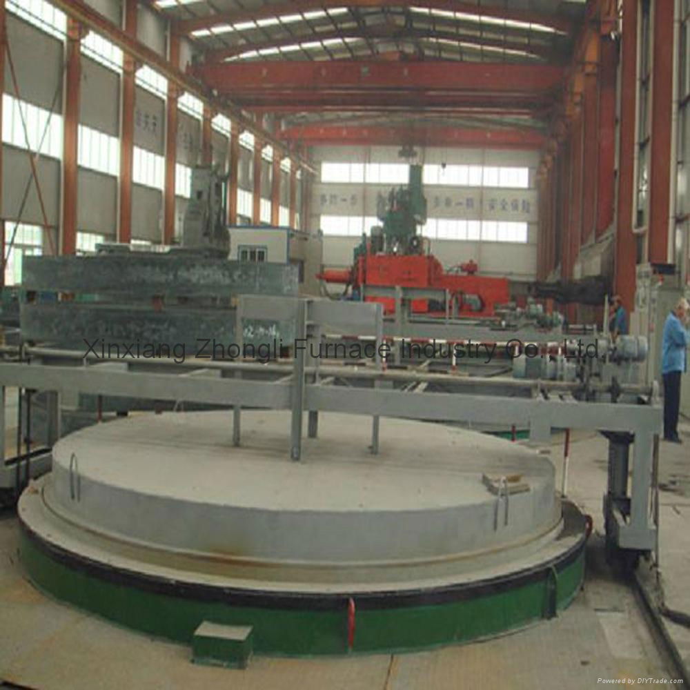 Annealing furnace pit type furnace for large scale axle 3