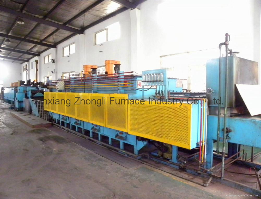 Continuous Mesh Belt Furnace Heat Treatment  Production Line