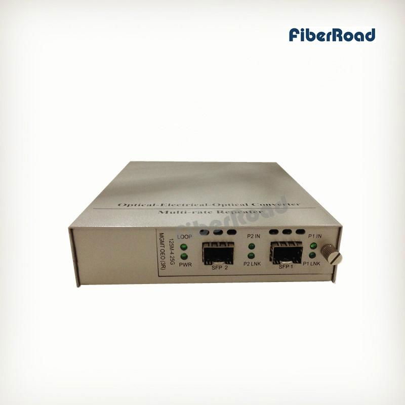 125M~4.25G OEO Fiber Media Converter SFP to SFP 3R Repeater 2