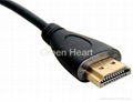 1M High speed Gold Plated Plug Male-Male HDMI Cable 1.4 Version w Nylon Cable 2