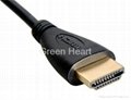 1M High speed Gold Plated Plug Male-Male HDMI Cable 1.4 Version w Nylon Cable 3