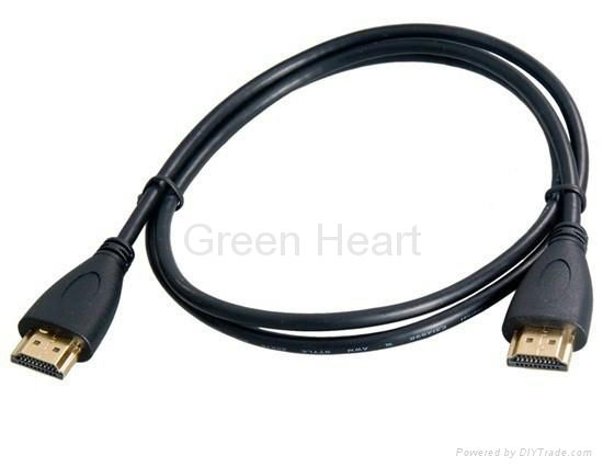 1M High speed Gold Plated Plug Male-Male HDMI Cable 1.4 Version w Nylon Cable 5