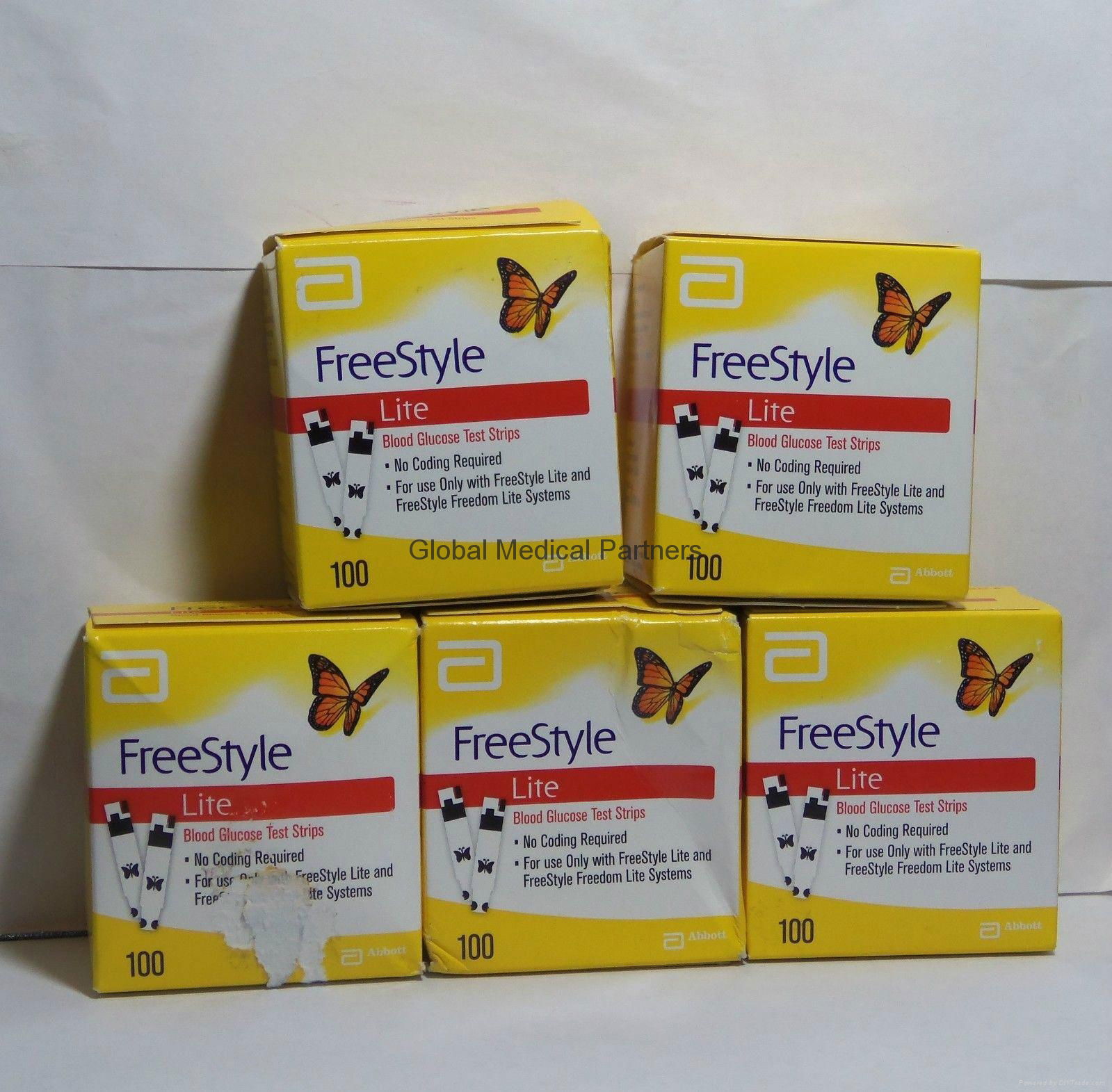 100 count Freestyle Glucose Test Strips 2