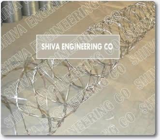 STAINLESS CONCERTINA COIL FENCING