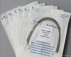 Orthodontic NiTi Super Elastic Archwires Round Rectangular