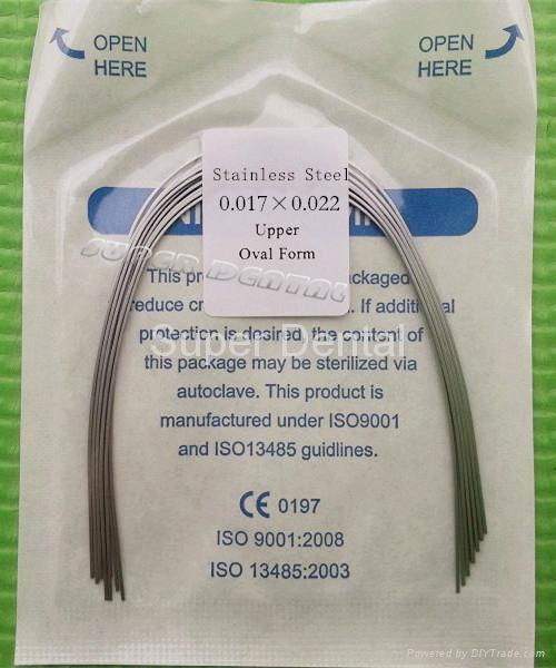 Orthodontic Stainless steel arch wire Round Rectangular