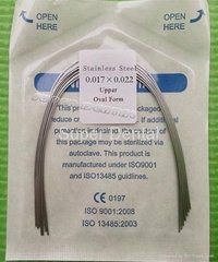 Orthodontic Stainless steel arch wire Round Rectangular