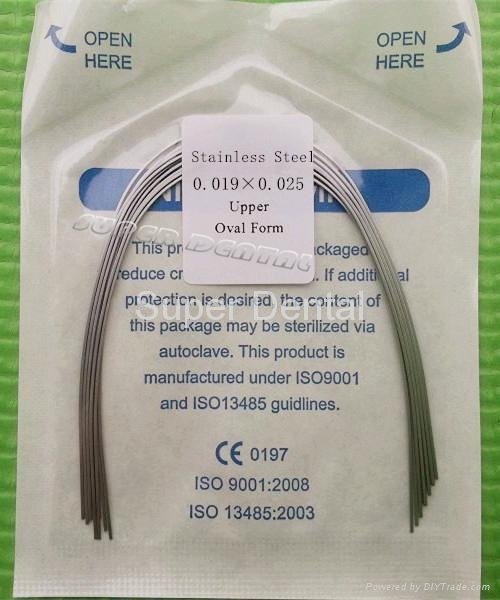 Orthodontic Stainless steel arch wire Round Rectangular 2