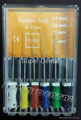 Endodontic hand use Stainless Steel K file