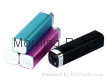 2000mAh Lipstick power bank with indicator