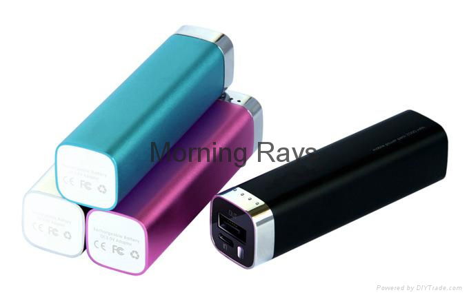 2000mAh Lipstick power bank with indicator 2