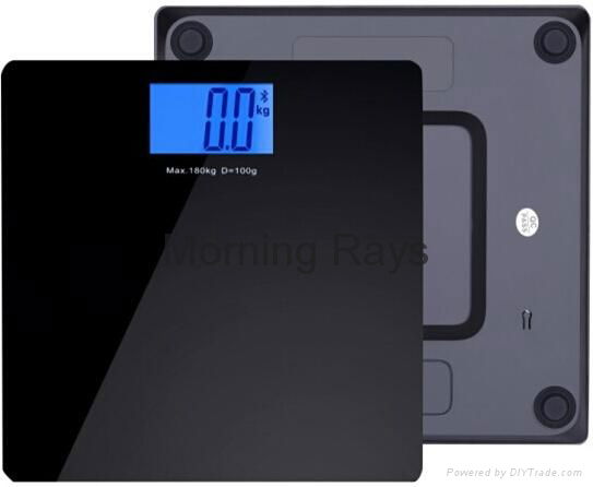 Large Size Platform and Capacity Bathroom Scale with Bluetooth Functions Optiona