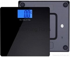 Large Size Platform and Capacity Bathroom Scale with Bluetooth Functions Optiona