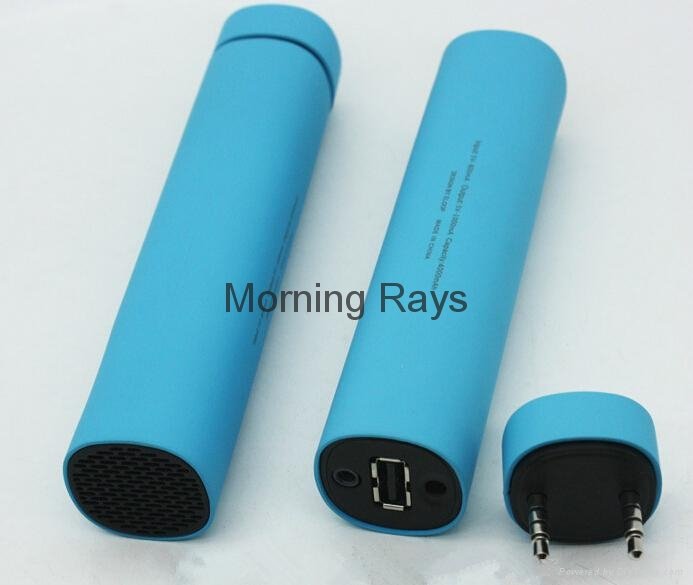3 in 1 4000 mA Universal Power Bank With Portable Outdoor Speaker For Mobile Pho 2