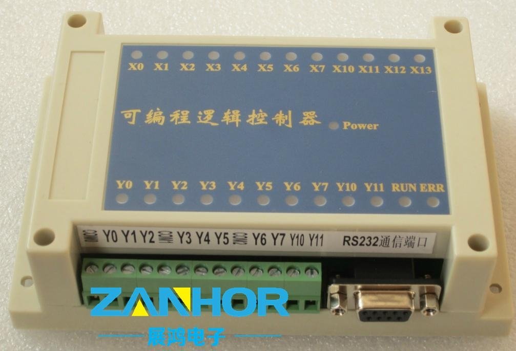 兼容三菱PLC工控板 FX1N 25MR 在线下载监控
