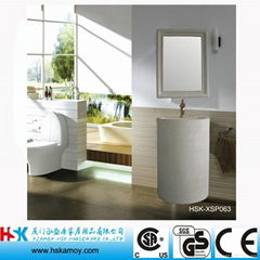 2016 Simply Design Bathroom Basin with Make Up Mirror