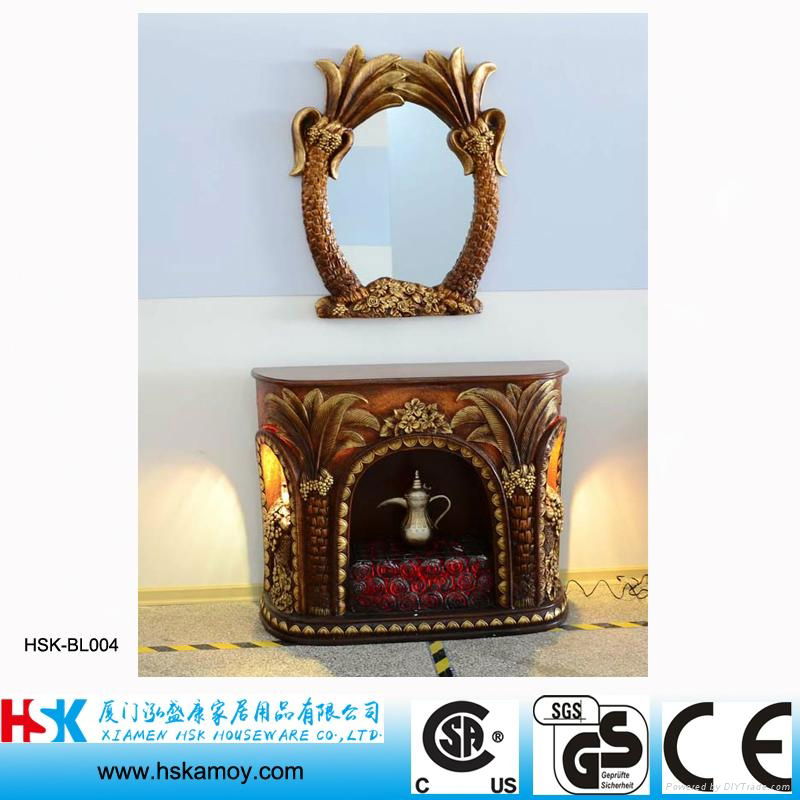 Resin Decorative Fireplace