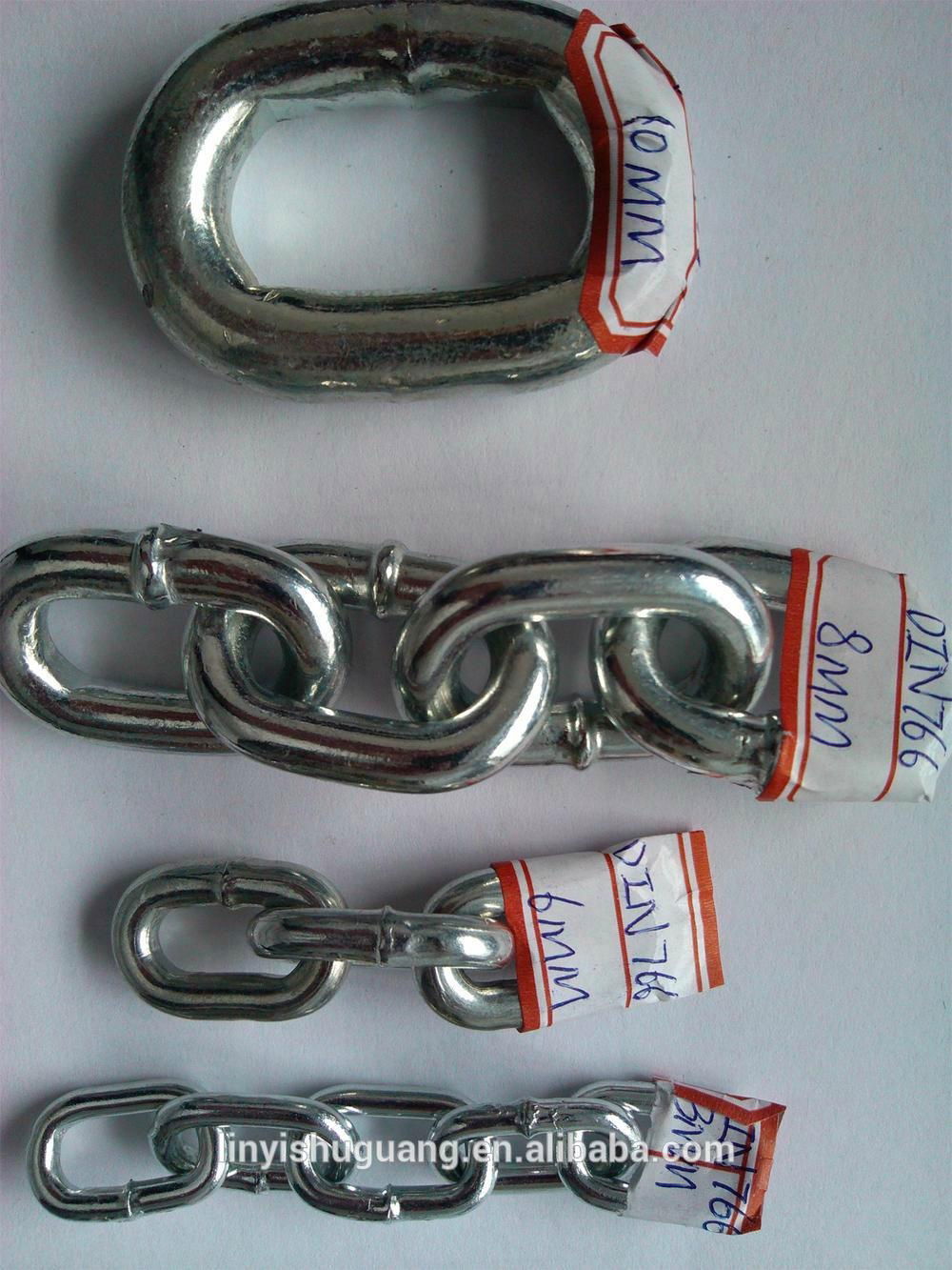 zinc plated hardware link chain 