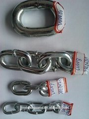 zinc plated hardware link chain 