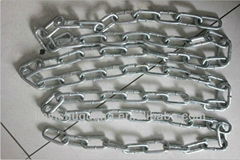 round galvanized link chain 