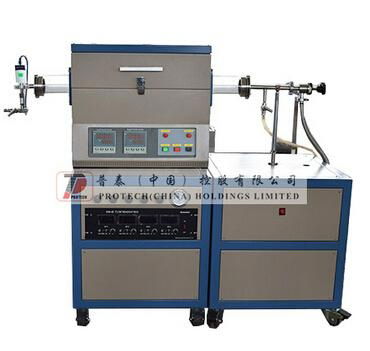 Dual Zone Quartz Tube Furnace With gas mixing station