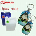 Moderate Hardness Liquid Epoxy Resin For Key Chain and Nail Cutters Making 