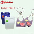 Moderate Hardness Liquid Epoxy Resin For Key Chain and Nail Cutters Making  5