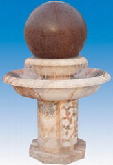 stone fountain