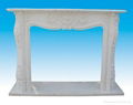 marble fireplace