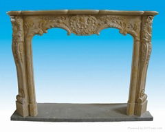 marble fireplace